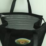 TPCB023 Waterproof Cooler Bag Black Hot Transfer Printed Non Woven