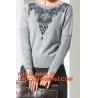 Buy cheap hot sale handmade knit wool designs women cardigan sweater, High quality stylish girls cardigan hoody mongolian cashmere from wholesalers