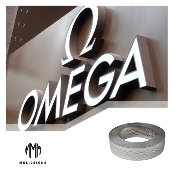 Buy cheap 90m 0.55mm Thickness SS304 Illuminated Channel Letters from wholesalers