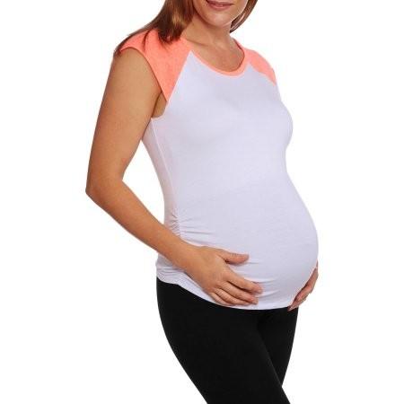 Buy cheap High quality womens raglan sleeves maternity tshirt custom t shirt from wholesalers