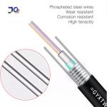 GYXTW Steel Tape Armored Loose Tube Cable 24 Core Single Mode