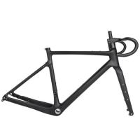 Buy cheap Disc Brake Carbon Gravel Bike Frameset 700C Carbon Road Frame product