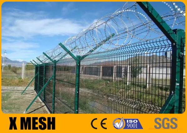 Buy cheap Antirust Welded Security Fencing 50x100mm Mesh Opening For Airport Highway from wholesalers