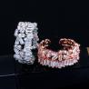 Buy cheap Fashion Copper Gold-Plated zircon Wedding ring women rings rainbow Adjustable Snake lion Ring Wholesale from wholesalers