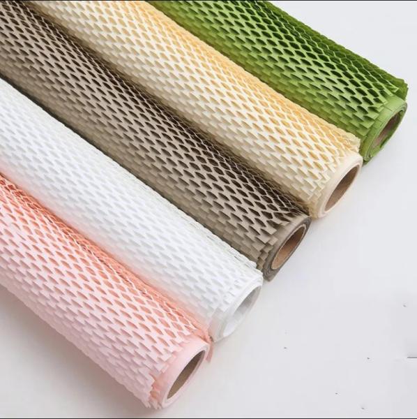 Thickened Waterproof Honeycomb Paper Flower Wrapping Paper Customized Color