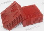 Red Auto Cutter Bristle PN130298 Nylon Bristle Block for VT2500