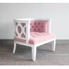 Buy cheap Event wedding tufted upholstery velvet fabric wooden single sofa from wholesalers