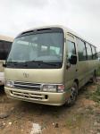 111 - 130 Km / H Used Coaster Bus Manual Tourists Shuttle Bus 2015 - 2018 Year