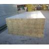 Buy cheap PPGI Rock Wool Sandwich Insulation Panel Fire Retardant For Cold Room from wholesalers