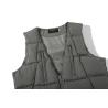 Buy cheap Winter Fashion Quilted V-Neck Zipper Pockets Sleeveless Puffer Vest from wholesalers