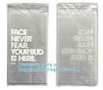 Bubble Bags Zip Padded Pouch For Beauty Skin Care Slider Zipper Lock Bag Colored