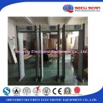 IP67 Waterproof walk through security gate , airport metal detector Door with 33