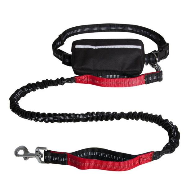 Luminous Silk Retractable Punching Waist Pet Traction Rope For Walking Sports