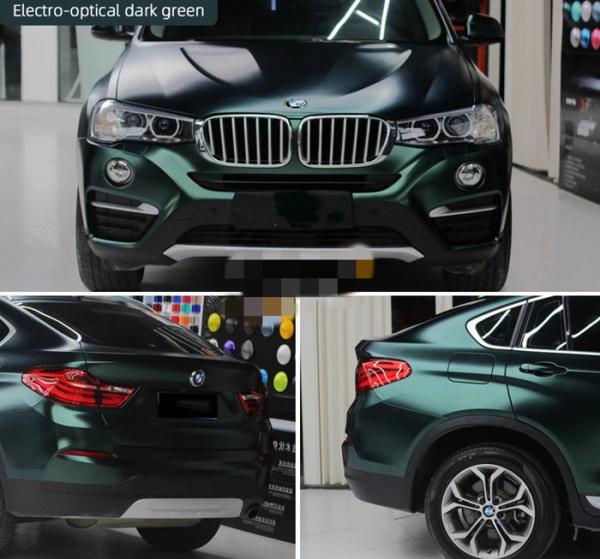 Buy cheap SGS Dark Green Vinyl Wrap Bubble Free Car Wrap Resistant To Abrasions from wholesalers