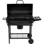 Steel Outdoor Smoker Oven Grill BBQ Charcoal Rotisserie Grill 60*30*30cm Parking