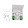 Buy cheap FTTH Caixa CTO 2 Doors Fiber Optic Terminal Box 86mm*86mm*23mm from wholesalers