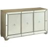 Buy cheap Contemporary 3 Door Mirrored Buffet Cabinet Sideboard Unit Home Furniture from wholesalers