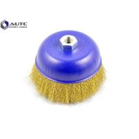 Buy cheap Copper Nylon Sanding Brush Polishing Rust Cup Stainless Steel Wire Durable product