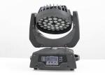 DMX Zoom LED Moving Head Wash Light 36*18W RGBWAUV 6in1 For Stage Wedding