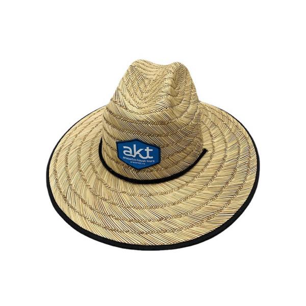 Buy cheap 11.5 Cm Brim​ Woven Sun Hats , Outdoor Surfing Lifeguard Straw Hats from wholesalers
