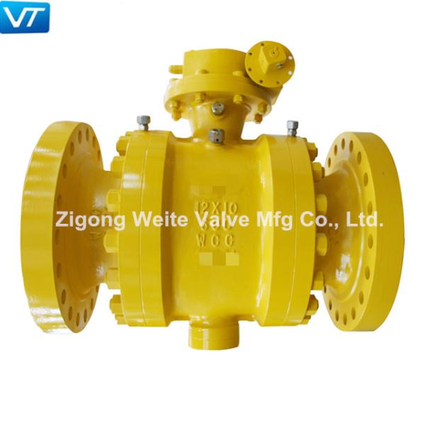 Buy cheap 12x10'' Forged Steel Trunnion Ball Valve Reduced Bore WCC Ball Valve from wholesalers