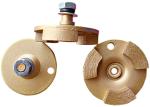 Dia.67mm Concrete Floor Diamond Grinding Disc Wheel , Alloy Diamond Polishing