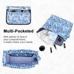 CANVAS TOTE BAG FOR WOMEN FASHION HANDBAGS SHOULDER BAG WITH ZIPPER CROSSBODY