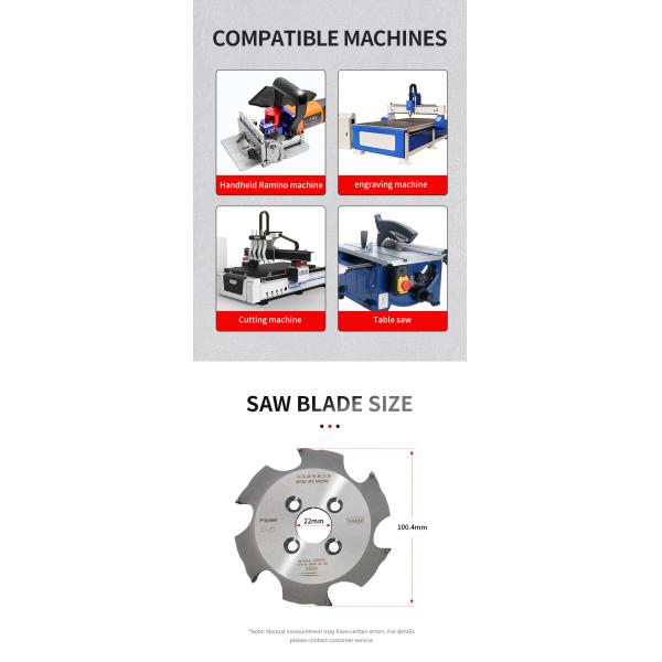 Furniture Milling Cutting Woodworking Router Bit 4in 7in Woodworking Saw Blade