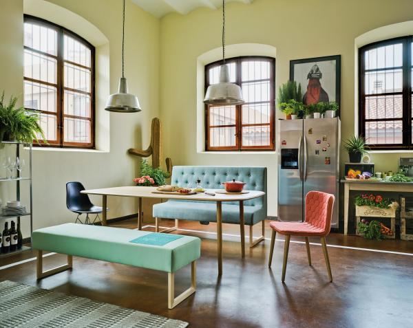 Buy cheap Modern Dining Room Restaurant Booth Seating Sofa Furniture Blue Color from wholesalers