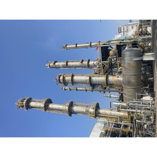 Cylindrical Welded Chemical Cooling Tower Carbon Steel Industrial Column Tower