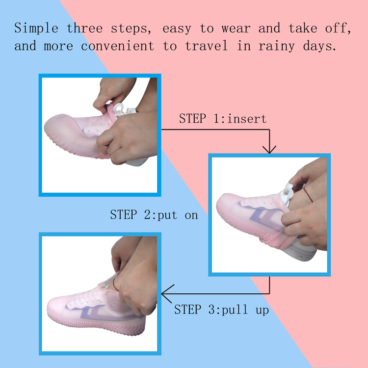 Baby Silicone Products Silicone Rain Boots Eco Friendly Half Boot Waterproof Rain Mold Shoe Cover