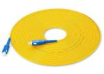 SC / UPC Connector Fiber Optic Patch Cord , Simplex 3.0mm LSZH Cable