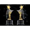 Buy cheap Golf Cups And Trophies Gold Plated Finishing Type For BB Praise from wholesalers