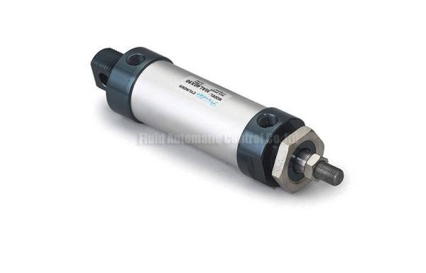 Buy cheap 16mm - 40mm Aluminum Alloy Double Acting Pneumatic Air Cylinder With Rubber Cushion from wholesalers