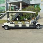 Popular Outdoor 6 Seater Golf Cart With Aluminum Rim , 48V Battery Voltag