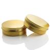 Buy cheap Rose Gold Cream Aluminum Cosmetic Jar 5ML-250ML from wholesalers