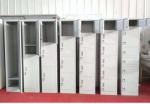 Single Doors Metal Locker Cabinet Thickness 0.6mm Steel Office Furniture