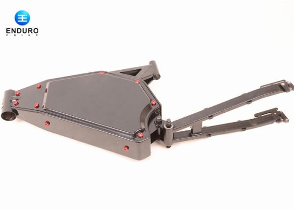 Buy cheap Black Enduro Bike Frame , Full Suspension Mountain Bike Frame With 250w-10kw Hub Motor from wholesalers