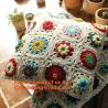 Buy cheap Handmade Paisley Crochet pillow cushion cover Decorative Cushion Wedding Gift from wholesalers