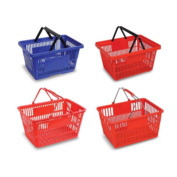 Buy cheap Colorful Grocery Store Basket Plastic Material 5.71"x 4.13"x 2.36" Specification from wholesalers