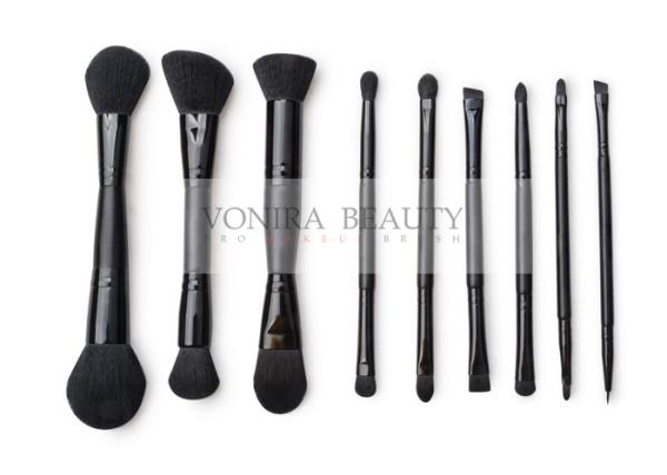 Buy cheap 9 Pcs Cosmetic Double Ended Makeup Brush With Synthetic Hair from wholesalers