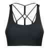 Buy cheap Fitness Sexy Lulu Cross Back Padded Custom Logo Workout Women's Solid Color Sports Bra Top from wholesalers