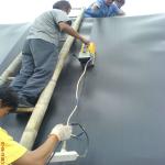 Asia Europe Market Welding Machine for 0.2-2.5mm Geomembrane Fish Pond Liner