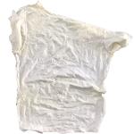 Lint free cotton wiping rags white Waste textile fabric white cotton rags