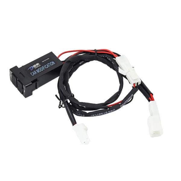 Buy cheap 80cm Car Cigarette Lighter Cable , Automotive Wiring Harness Assembly For Toyota ODM from wholesalers