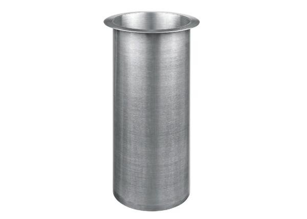 Round design Stainless steel brush finished mini desktop bathroom trash can