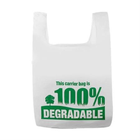 Buy cheap Flat Biodegradable Plastic Carry Bags 100% Shopping Bag Biodegradable from wholesalers