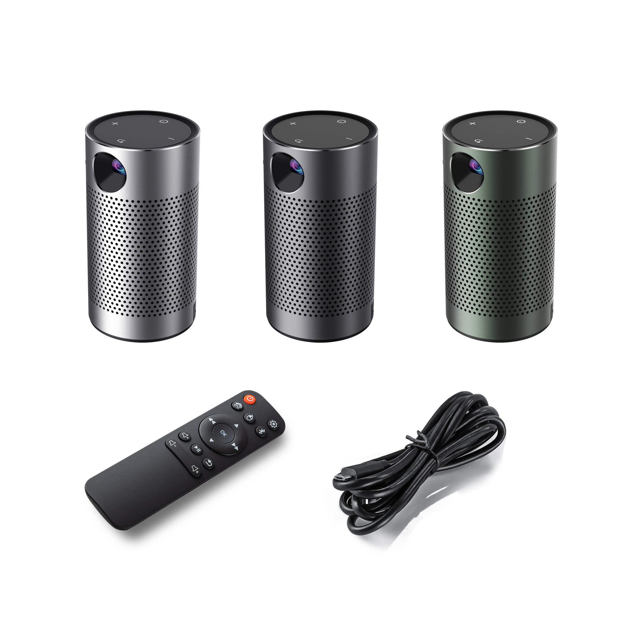 Outdoor Smart Android Projector Theater Wireless 1080P LED DLP Mini Projector