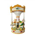 ODM Coin Operated Carousel Ride Amusement Park Horse Carousel Kiddie Ride
