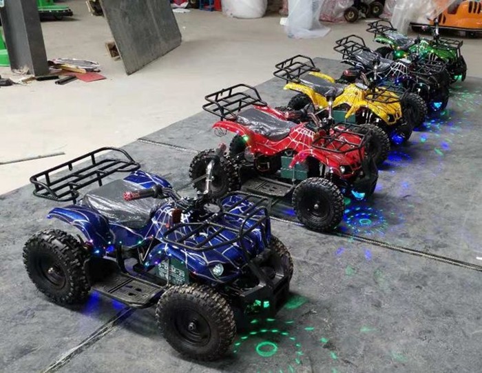 Adjustable Time Battery ATV Quad Bike , 4 Wheels Children'S Bumper Cars